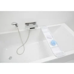 Gifi Equipement Douche^Pont de baignoire plateau extensible