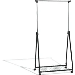 Gifi Rangement|Portant à roulettes pliant hauteur extensible