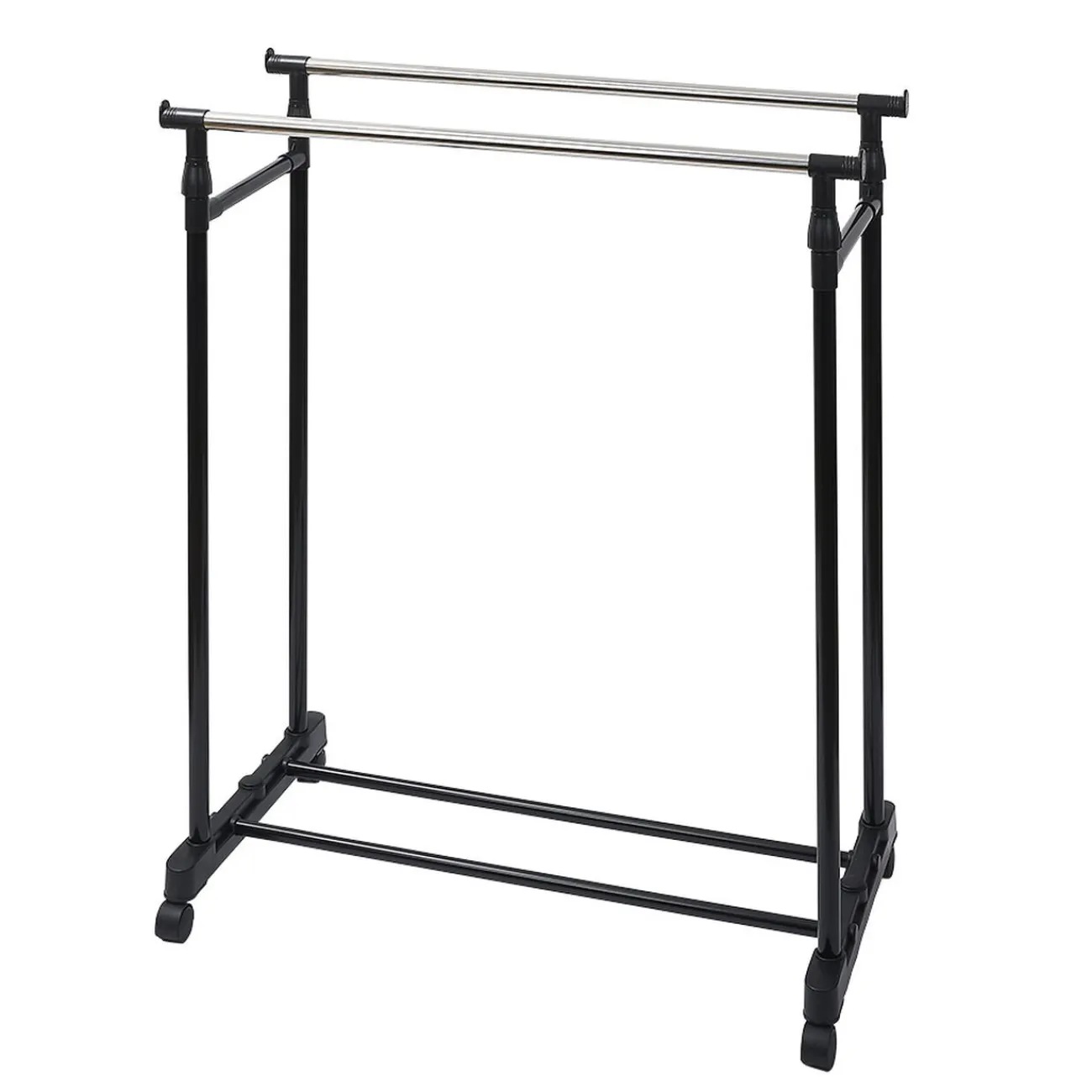 Gifi Rangement|Portant double en métal L80xl42xH95/165 cm