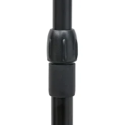 Gifi Rangement|Portant réglable en métal avec tablette de rangement noir 86x43xH110/180cm