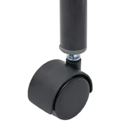 Gifi Rangement|Portant réglable en métal avec tablette de rangement noir 86x43xH110/180cm