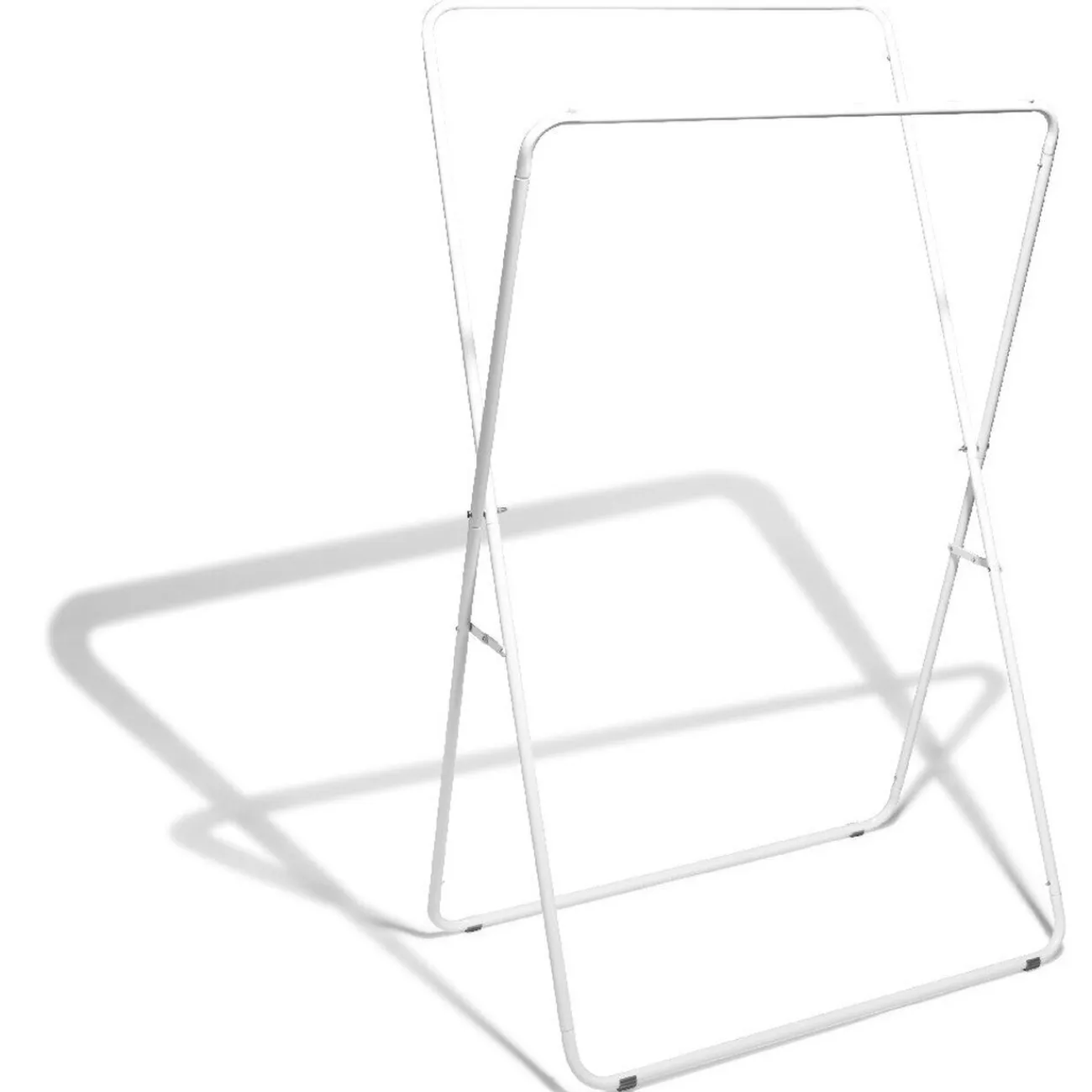 Gifi Rangement|Portant vêtements double blanc