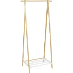 Gifi Rangement|Portant vêtements en bambou