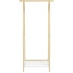 Gifi Rangement|Portant vêtements en bambou