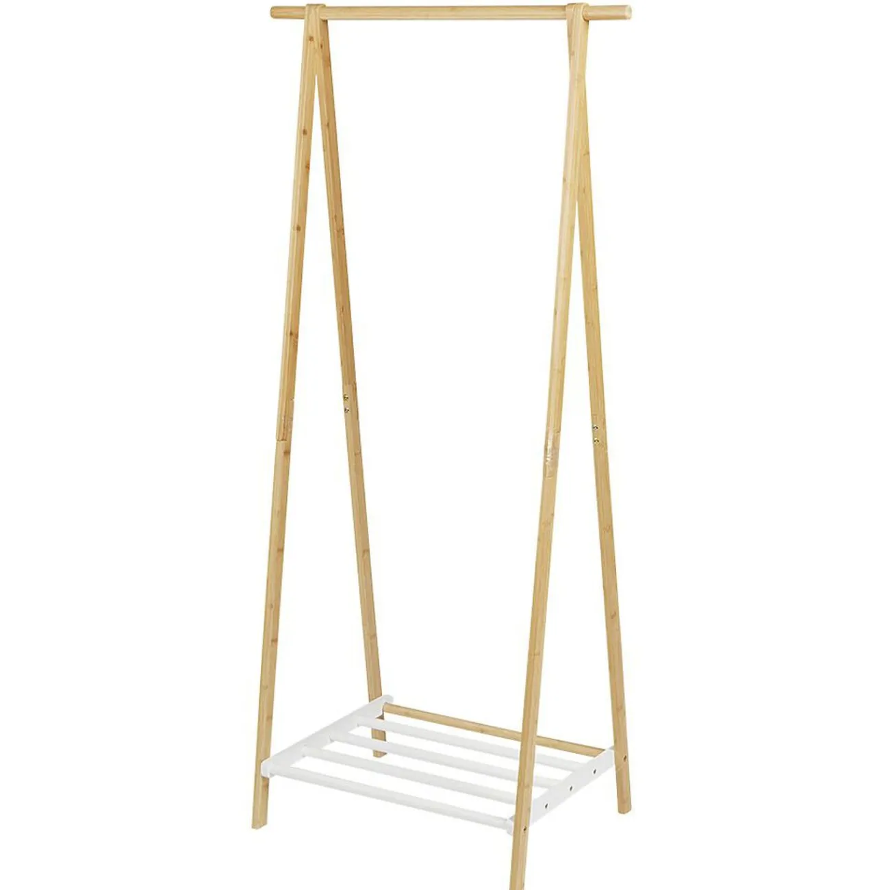 Gifi Rangement|Portant vêtements en bambou