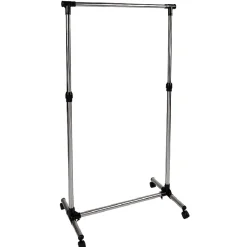 Gifi Rangement|Portant vêtements tube simple noir