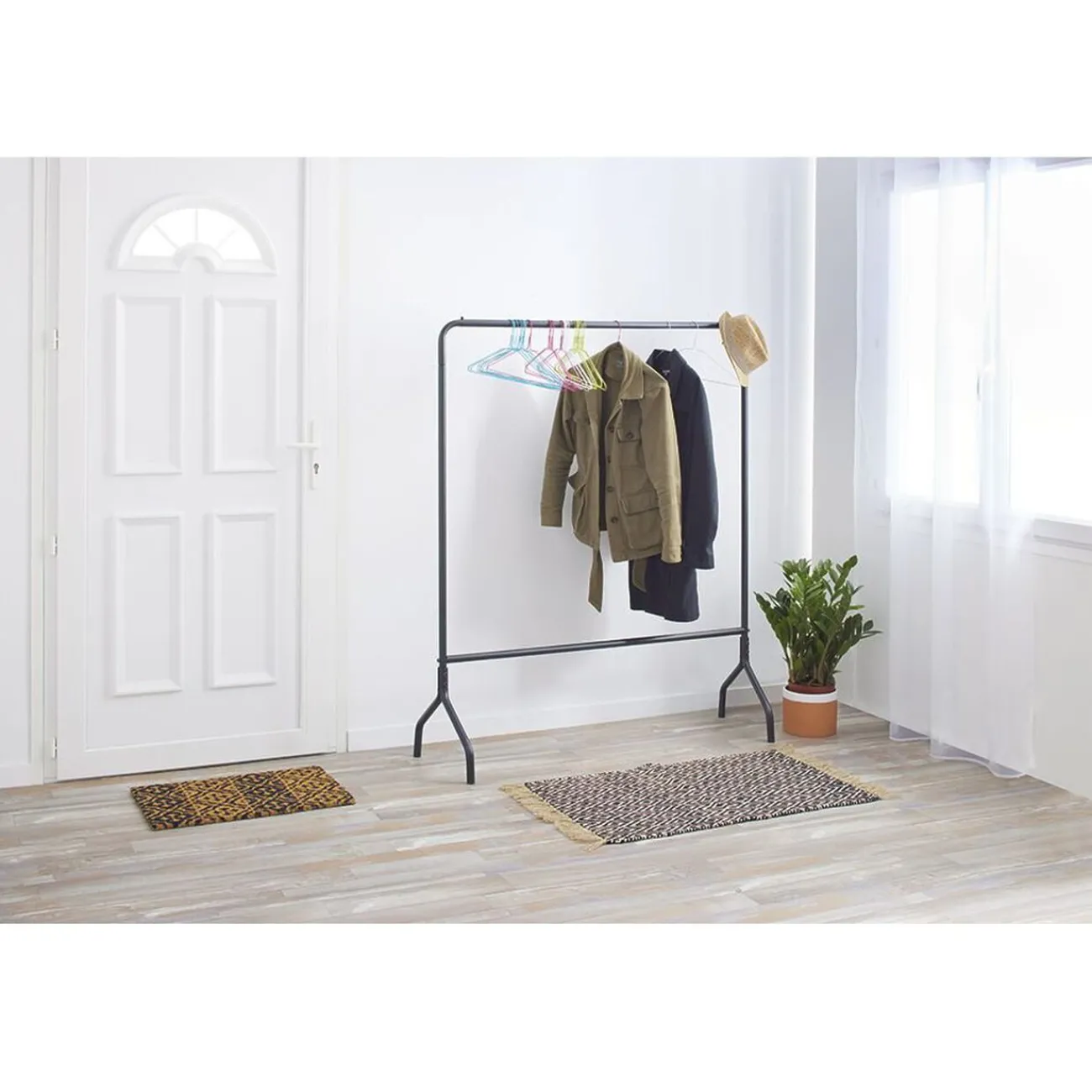 Gifi Rangement|Portant XXL métal noir