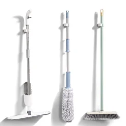 Gifi Nettoyage Et Entretien|Porte balai adhésif plastique