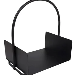 Gifi Chauffage^Porte bûches noir