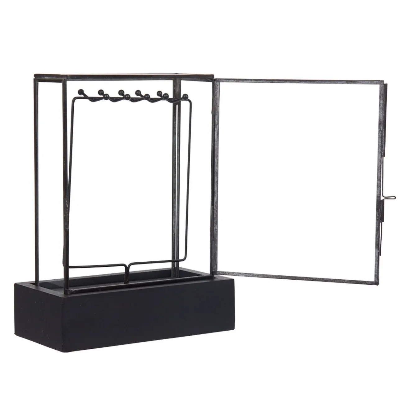 Gifi Rangement|Porte bijoux en forme de coffre en verre collection Urban