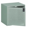 Gifi Rangement|Porte Box Cube métal ajouré vert