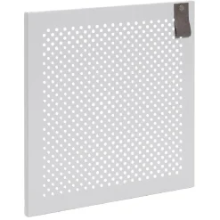 Gifi Rangement|Porte Box Cube métal ajouré gris