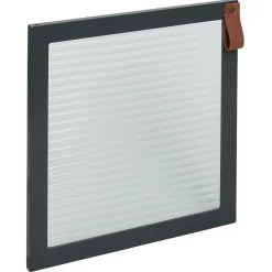 Gifi Rangement|Porte Box Cube 32,2xH32,2x1,2cm bois et verre