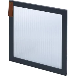 Gifi Rangement|Porte Box Cube 32,2xH32,2x1,2cm bois et verre