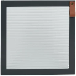 Gifi Rangement|Porte Box Cube 32,2xH32,2x1,2cm bois et verre