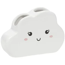 Gifi Aménagement Salle De Bain^Porte brosse à dents en céramique design nuage