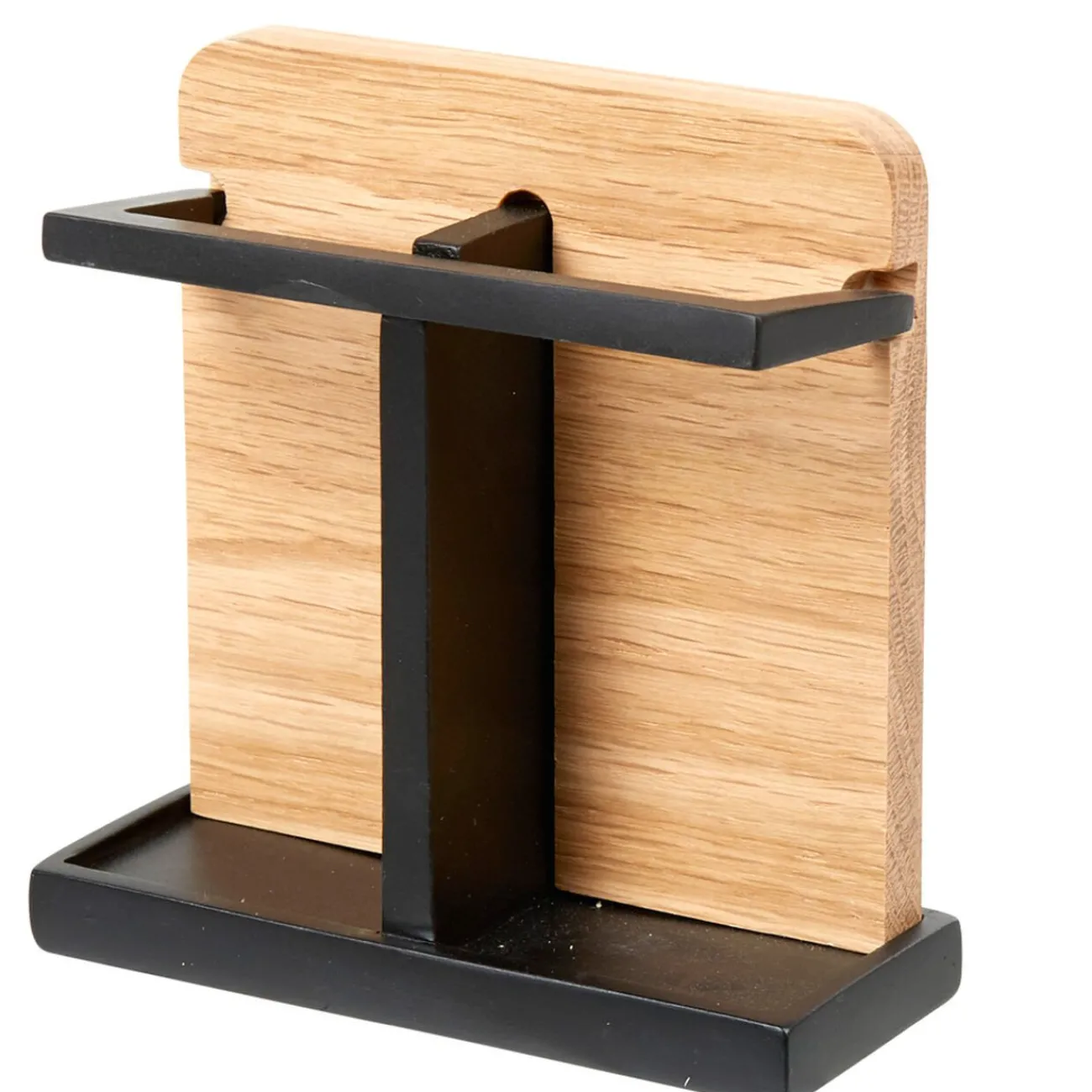 Gifi Aménagement Salle De Bain^Porte brosses à dents couleur bois et noir