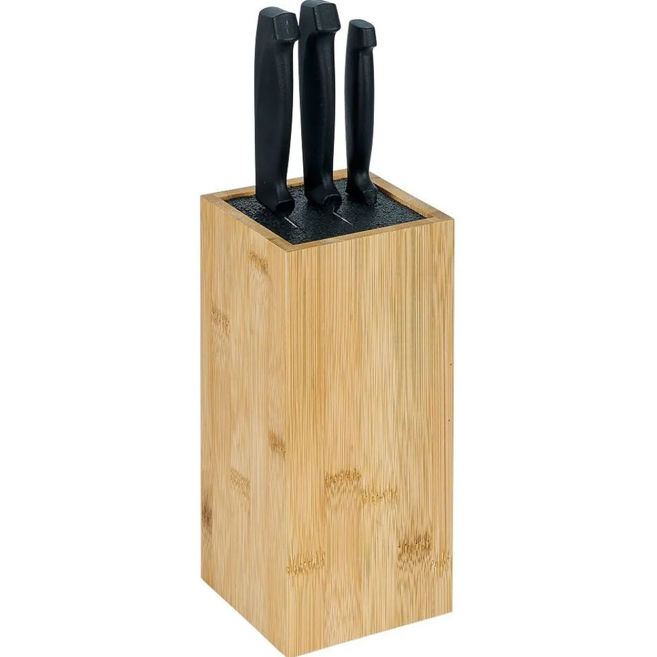 Gifi Porte couteaux en bambou 10,5x10,5xH22cm