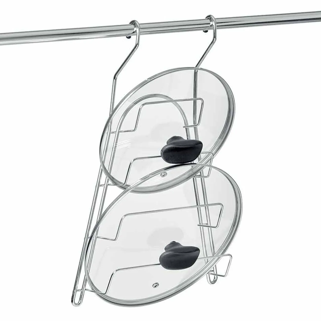 Gifi Porte couvercle en inox pour barre de crédence