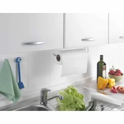 Gifi Porte essuie tout Metaltex à fixer sur étagère