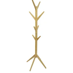 Gifi Rangement|Porte manteau bambou 8 crochets 4 pieds 60x60xH167cm