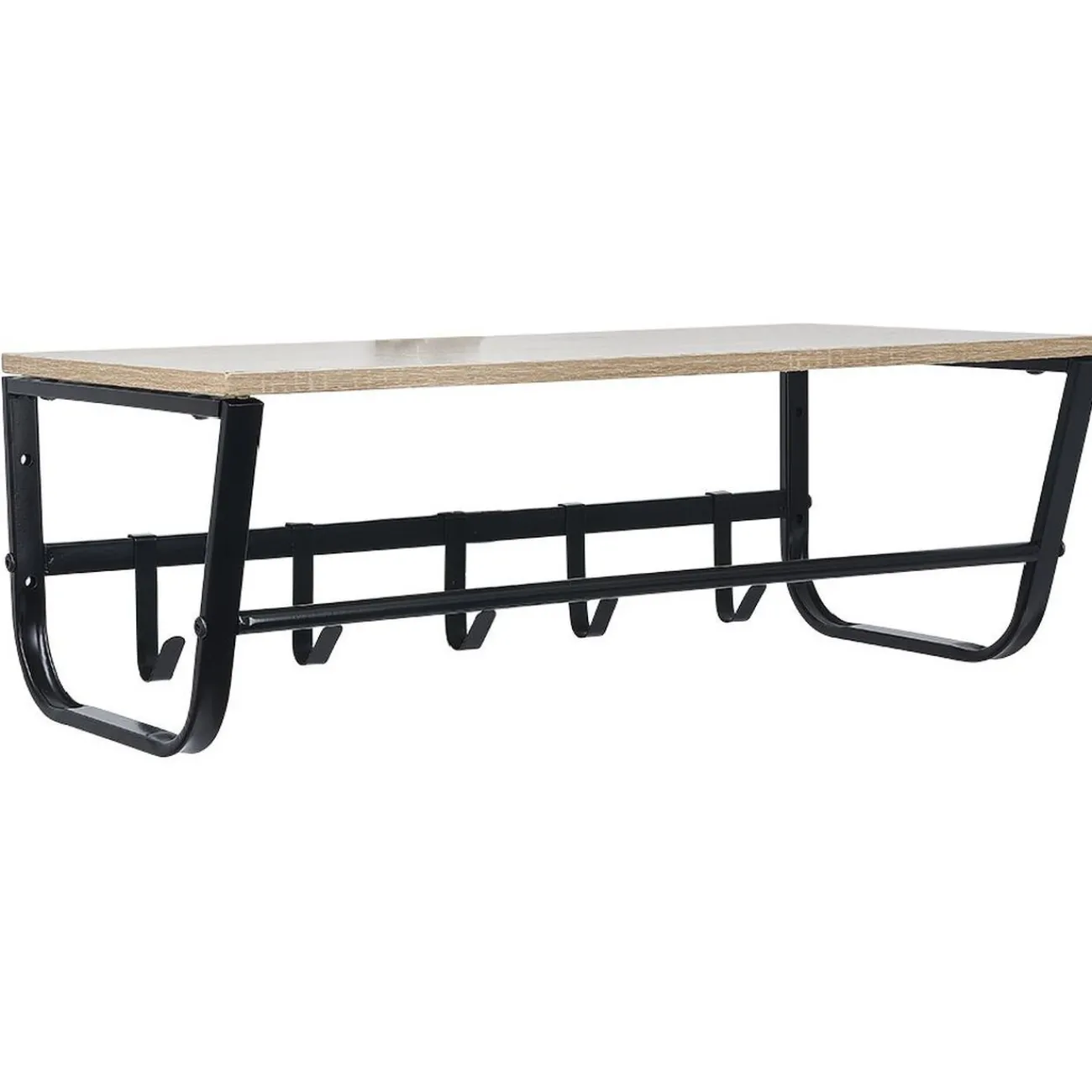 Gifi Rangement|Porte manteau mural avec tablette