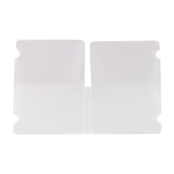 Gifi Bien-Être^Porte masque pliable format de poche blanc transparent