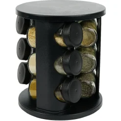 Gifi Porte épice rotatif avec 9 pots métal Ø17xH20cm