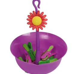 Gifi Entretien Du Linge|Porte pinces à linge fleur