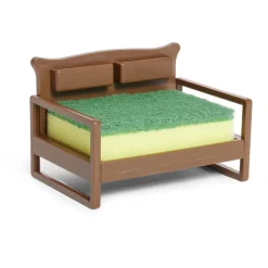 Gifi Nettoyage Et Entretien|Porte éponge forme canapé bleu ou marron