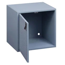 Gifi Rangement|Porte pour structure Box Cube métal Bleu