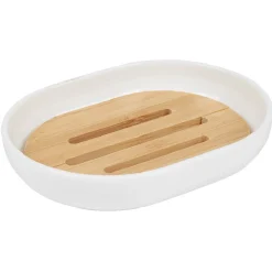 Gifi Aménagement Salle De Bain^Porte savon blanc naturel