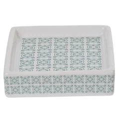 Gifi Aménagement Salle De Bain^Porte savon céramique motif carreau de ciment