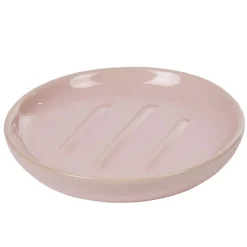 Gifi Aménagement Salle De Bain^Porte savon céramique rose