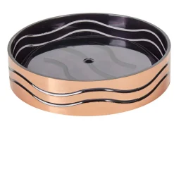 Gifi Aménagement Salle De Bain^Porte savon cuivre et gris chromé