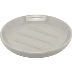 Gifi Aménagement Salle De Bain^Porte savon rond taupe