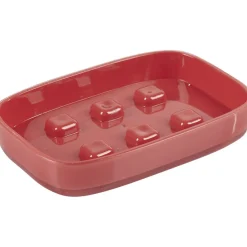 Gifi Aménagement Salle De Bain^Porte savon rouge