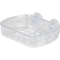 Gifi Aménagement Salle De Bain^Porte savon transparent à ventouse