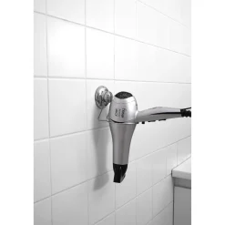 Gifi Aménagement Salle De Bain^Porte sèche cheveux avec ventouse