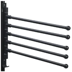 Gifi Aménagement Salle De Bain^Porte serviette 5 niveaux noir