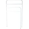 Gifi Equipement Douche^Porte serviette blanc métal