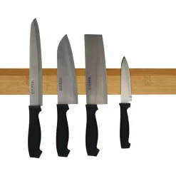 Gifi Porte-couteaux magnétique bambou et métal L40cm