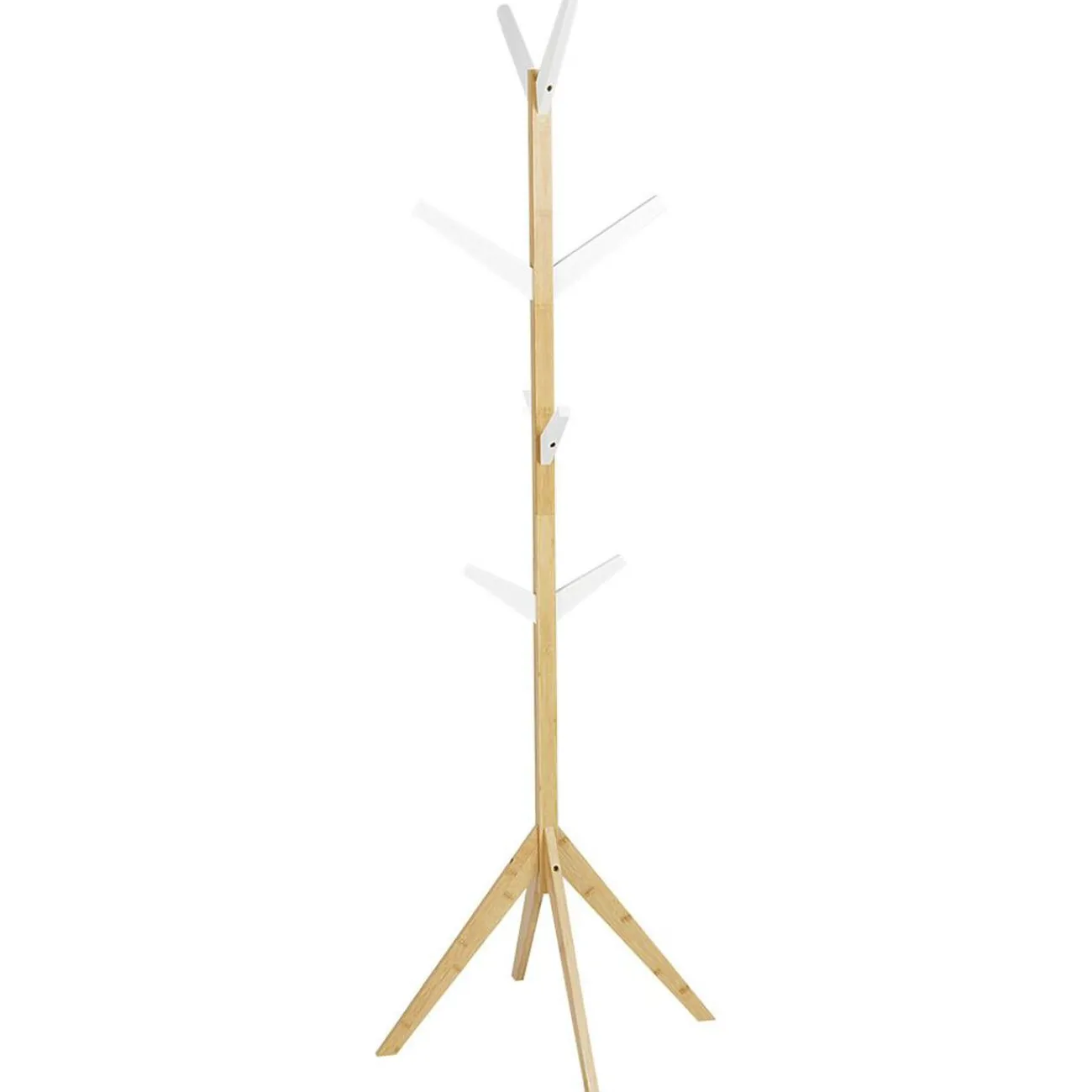 Gifi Rangement|Porte-manteau en bambou 8 accroches