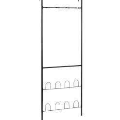 Gifi Rangement|Porte-manteaux range chaussures de porte noir
