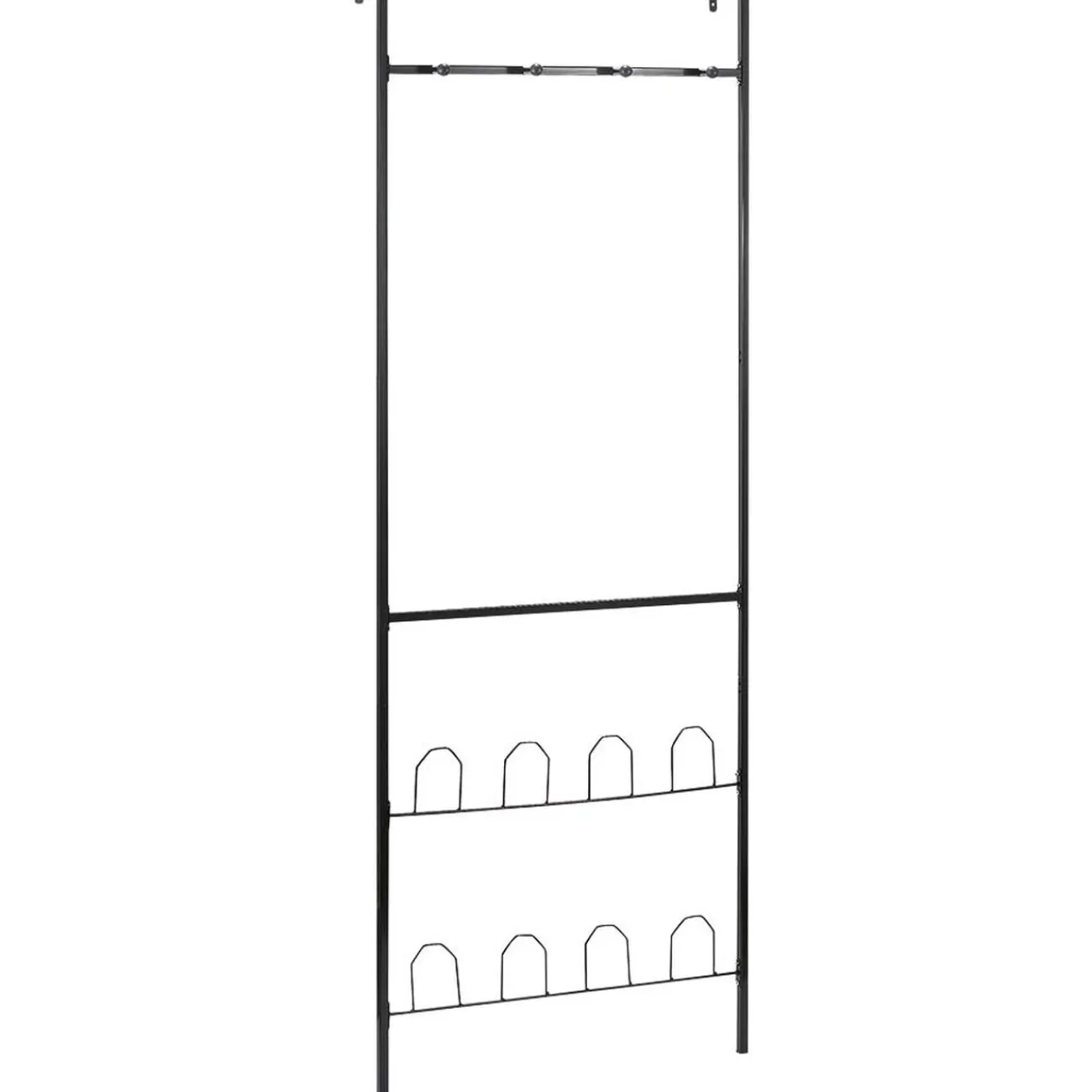 Gifi Rangement|Porte-manteaux range chaussures de porte noir