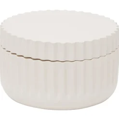 Gifi Aménagement Salle De Bain^Porte-savon plastique rose effet rainuré Ø7,5xH9,5cm