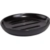 Gifi Aménagement Salle De Bain^Porte-savon rond céramique noir Ø10xH2cm
