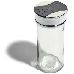 Gifi Pot à épice en verre et couvercle métal Ø5xH10,2cm