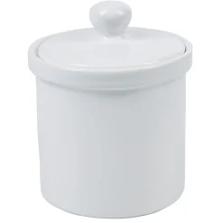 Gifi Pot avec couvercle blanc