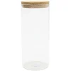 Gifi Pot de conservation en verre avec couvercle liège 1,5 L